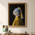 Artzuzu Custom Portrait For Pets - Portrait with a Pearl Earring