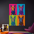 Artzuzu Custom Portrait For Pets - Andy Warhol Style Portrait
