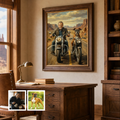 Artzuzu Custom Portrait For Pets & Their Person - The Motorcycle Riders