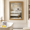 Artzuzu Custom Portrait For Pets - Reading in the Throne Room