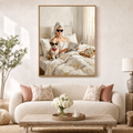 Artzuzu Custom Portrait For Pets & Their Person - Leisure Morning