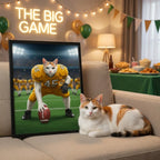 Artzuzu Custom Portrait For Pets - Center Snap the Ball