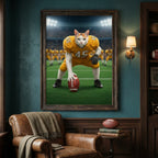 Artzuzu Custom Portrait For Pets - Center Snap the Ball