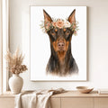 Artzuzu Custom Portrait For Pets - Crowned & Adored