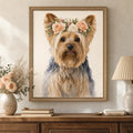 Artzuzu Custom Portrait For Pets - Crowned & Adored