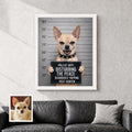 Artzuzu Custom Portrait For Pets - Disturbing The Peace