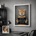 Artzuzu Custom Portrait For Pets - Disturbing The Peace