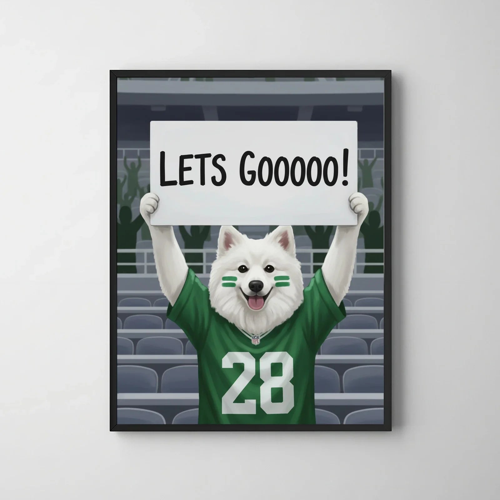 Artzuzu Custom Portrait For Pets - Fan Moment-LET’S GOOOOOO