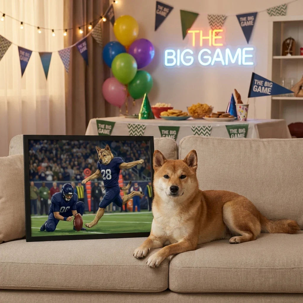 Artzuzu Custom Portrait For Pets - Field Goal