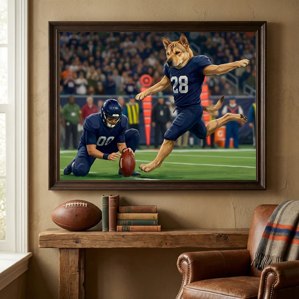 Artzuzu Custom Portrait For Pets - Field Goal