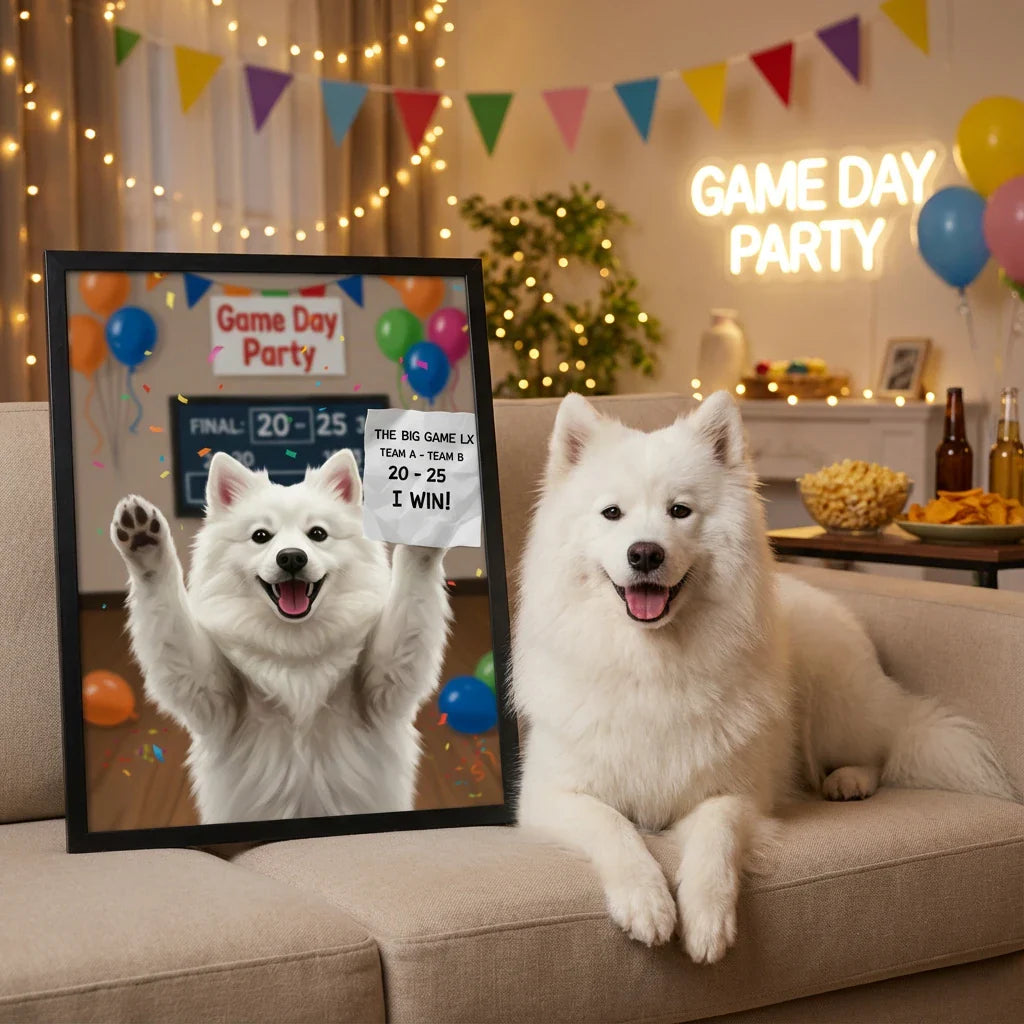 Artzuzu Custom Portrait For Pets - I Win Score Prediction