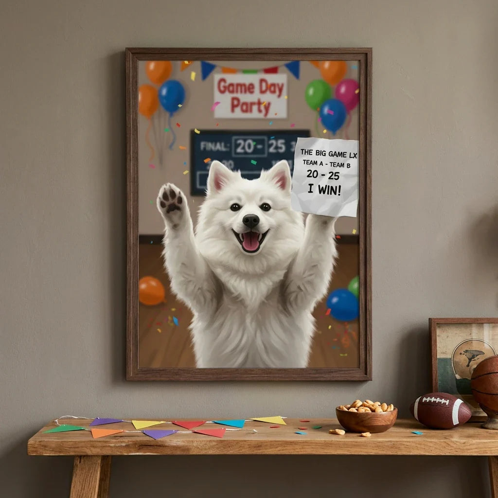 Artzuzu Custom Portrait For Pets - I Win Score Prediction