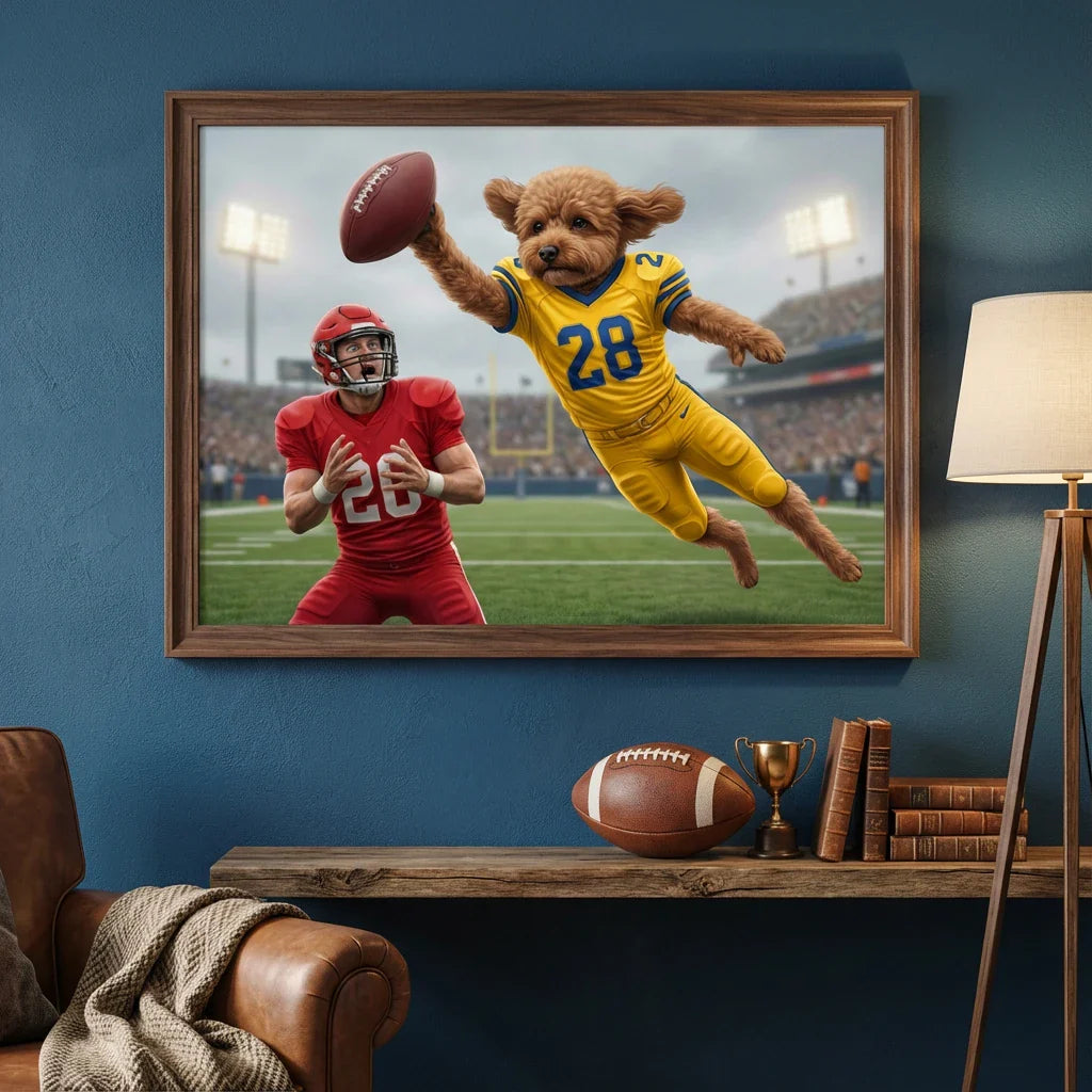 Artzuzu Custom Portrait For Pets - Interception