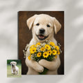 Artzuzu Custom Portrait For Pets - Little Bouquet