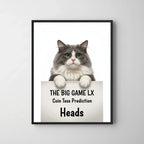 Artzuzu Custom Portrait For Pets - My Coin Toss Prediction