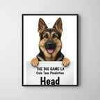 Artzuzu Custom Portrait For Pets - My Coin Toss Prediction