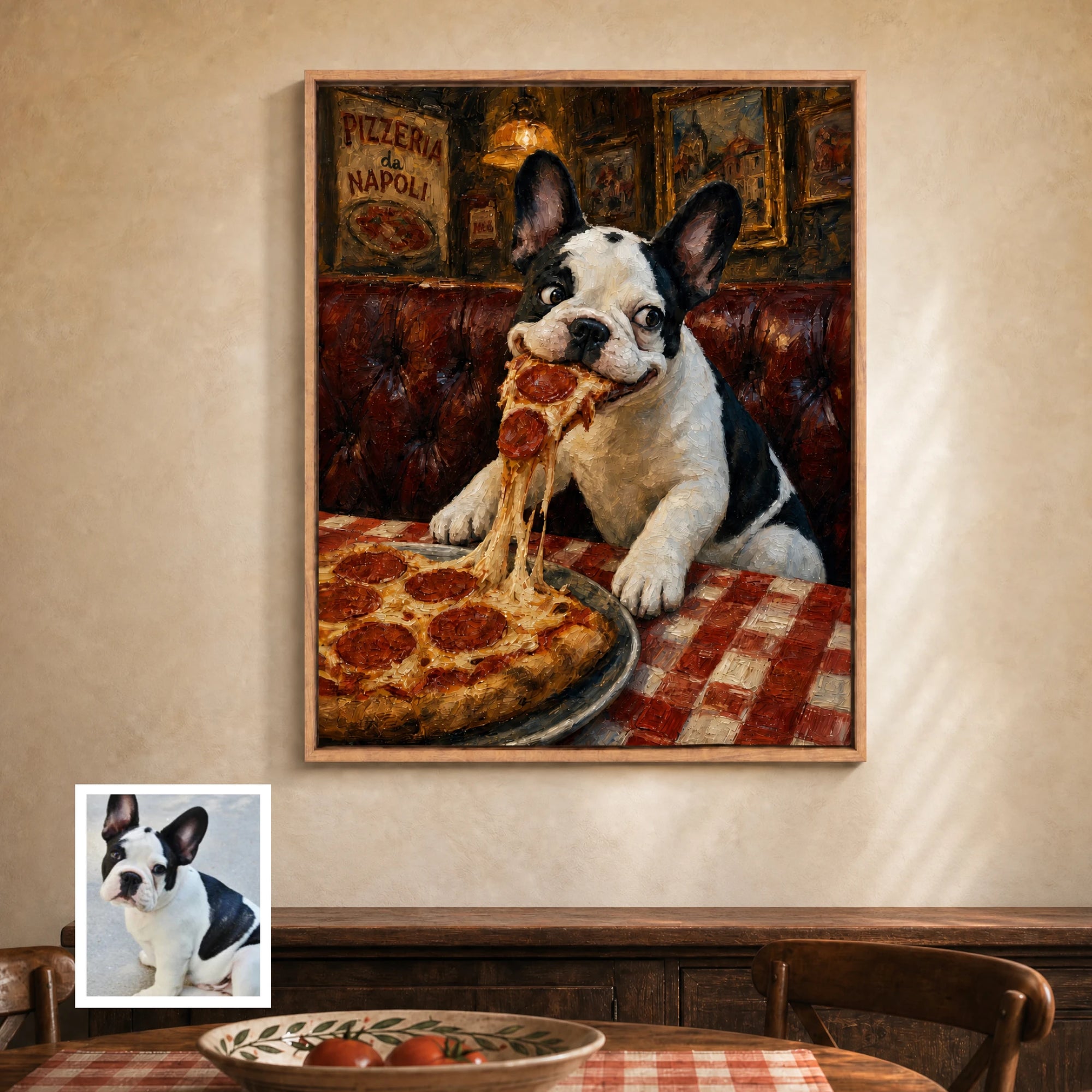 Artzuzu Custom Portrait For Pets - Naughty Foodie