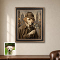 Artzuzu Custom Portrait For Pets - Old Town Detective