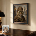 Artzuzu Custom Portrait For Pets - Old Town Detective