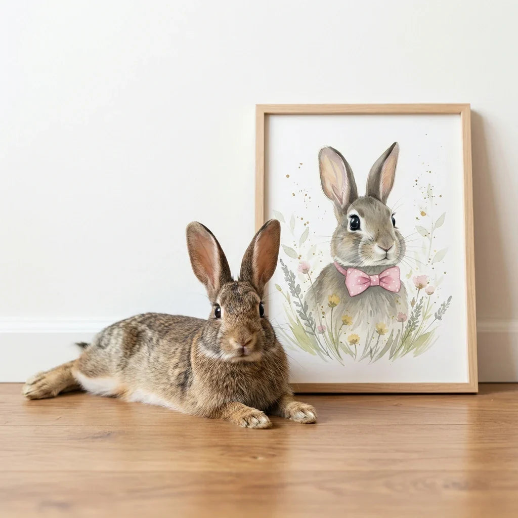 Artzuzu Custom Portrait For Pets - Petal Breeze