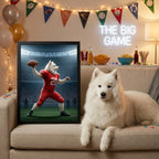 Artzuzu Custom Portrait For Pets - QB Throw
