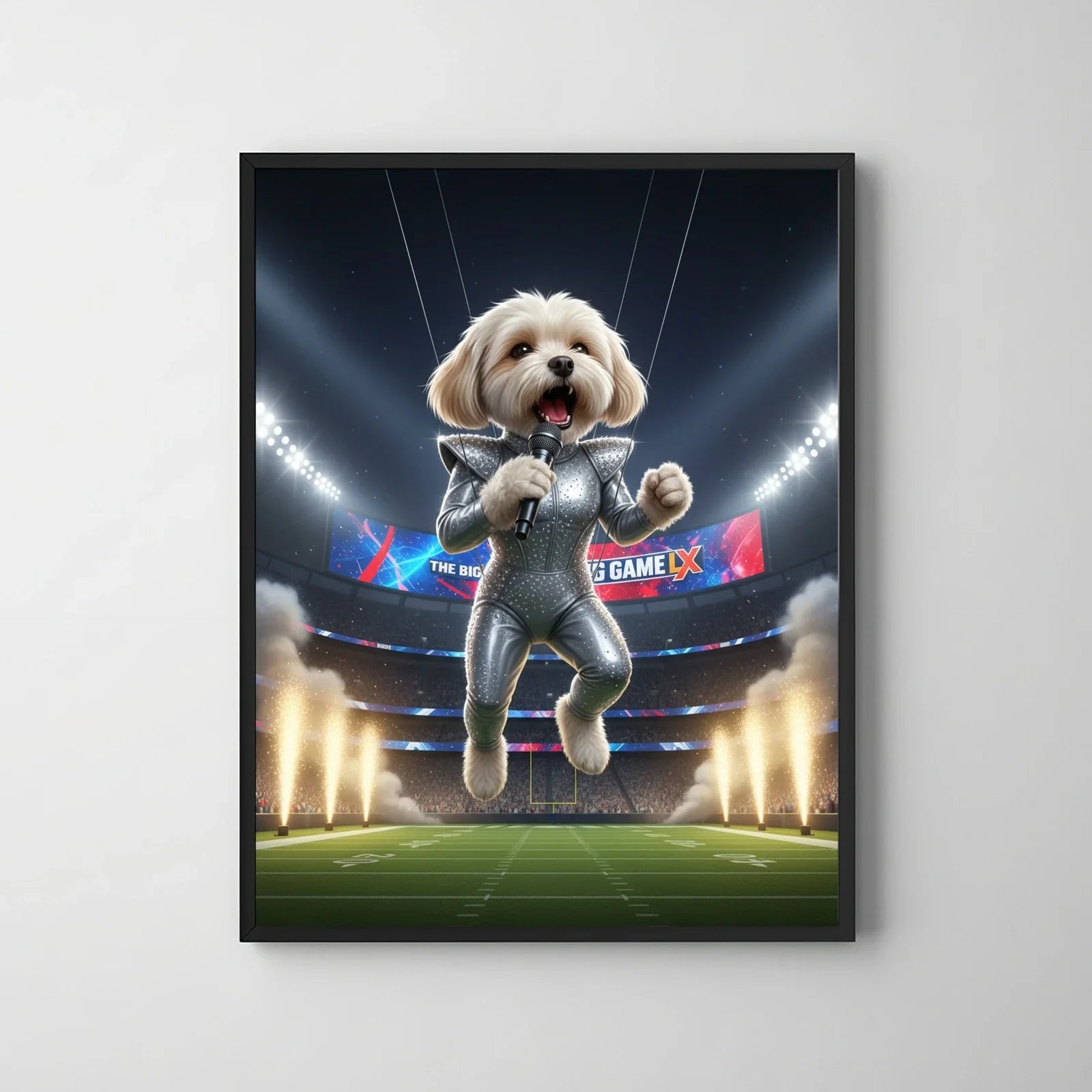 Artzuzu Custom Portrait For Pets - Super Stage Diva