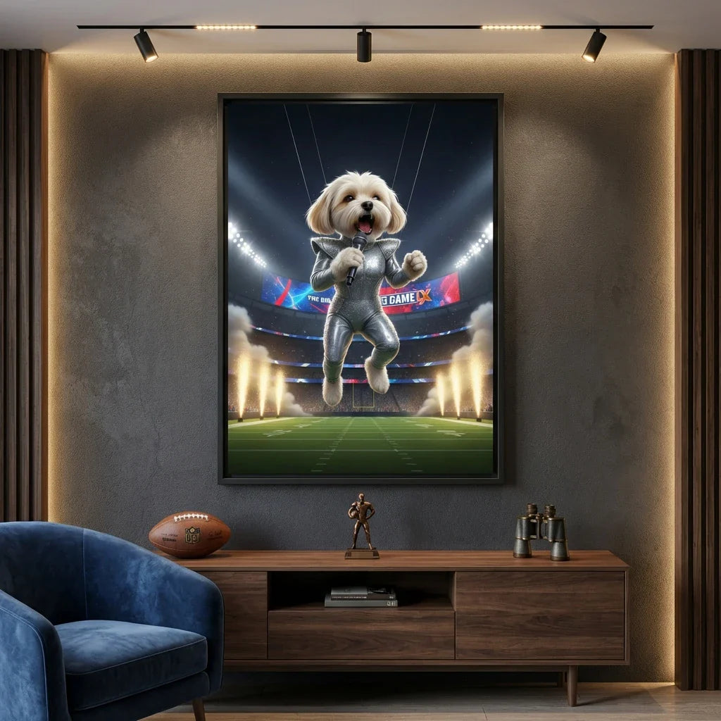 Artzuzu Custom Portrait For Pets - Super Stage Diva