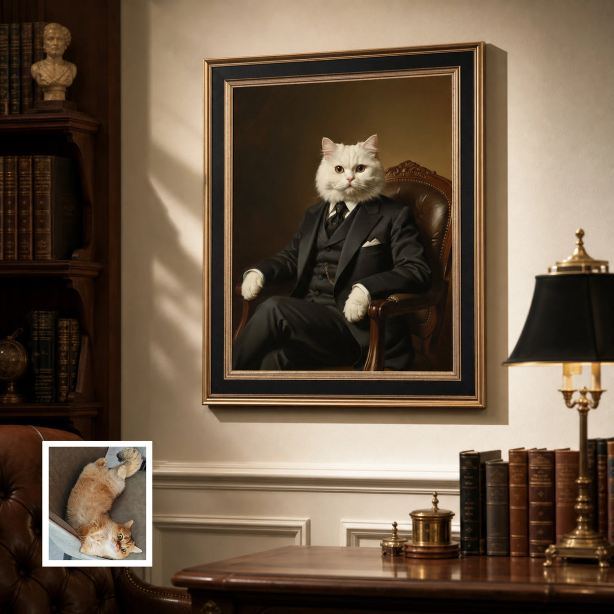 Artzuzu Custom Portrait For Pets - The Boss
