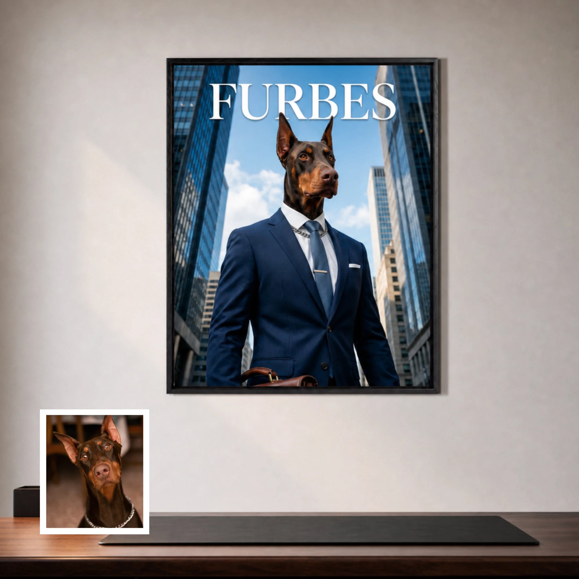 Artzuzu Custom Portrait For Pets - The CEO