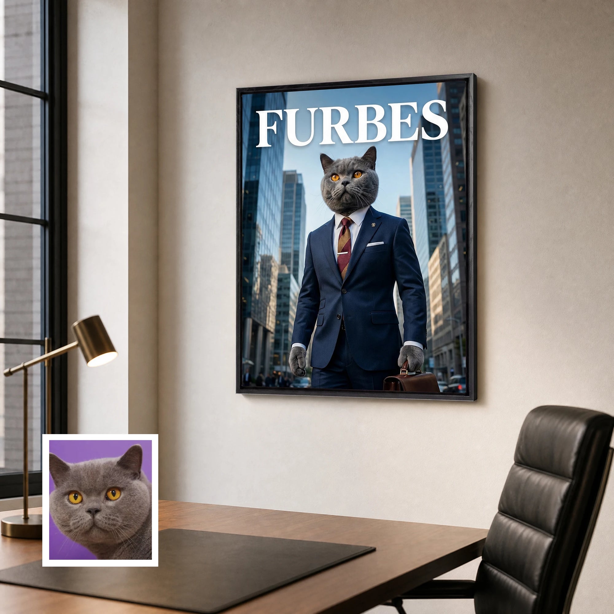 Artzuzu Custom Portrait For Pets - The CEO