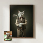 Artzuzu Custom Portrait For Pets - The Distinguished Golfer