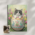 Artzuzu Custom Portrait For Pets - The Easter Bloom