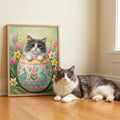 Artzuzu Custom Portrait For Pets - The Easter Bloom