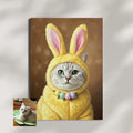 Artzuzu Custom Portrait For Pets - The Easter Whimsy