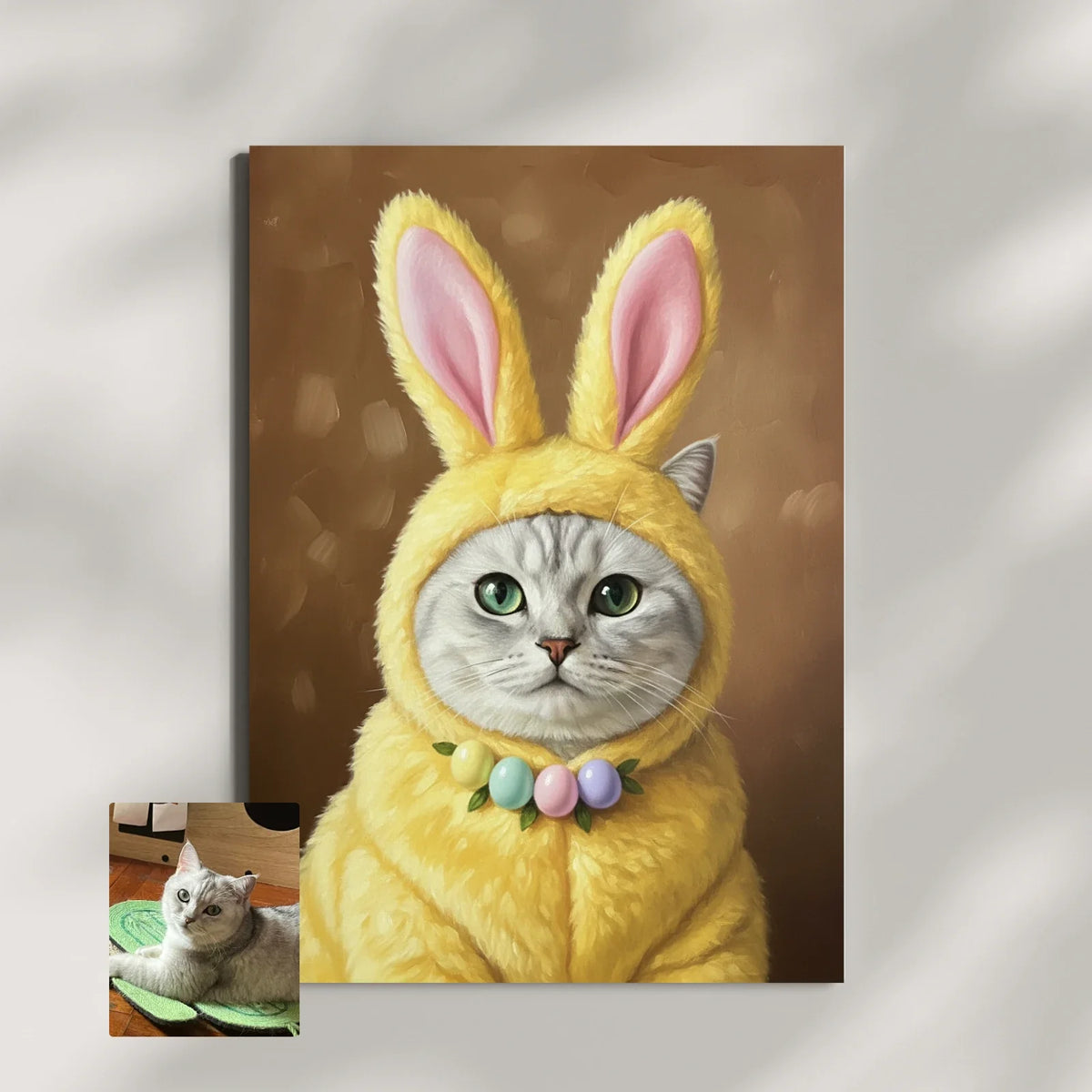 Artzuzu Custom Portrait For Pets - The Easter Whimsy