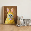Artzuzu Custom Portrait For Pets - The Easter Whimsy