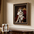 Artzuzu Custom Portrait For Pets - The Royal  King