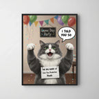 Artzuzu Custom Portrait For Pets - Win Coin Toss Prediction